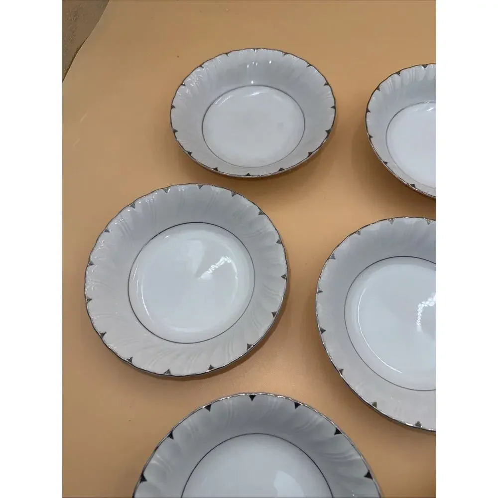 Set of 8- Vintage Dessert, Bowls Harmony House Heirloom Fine China #3512, 5-3/4